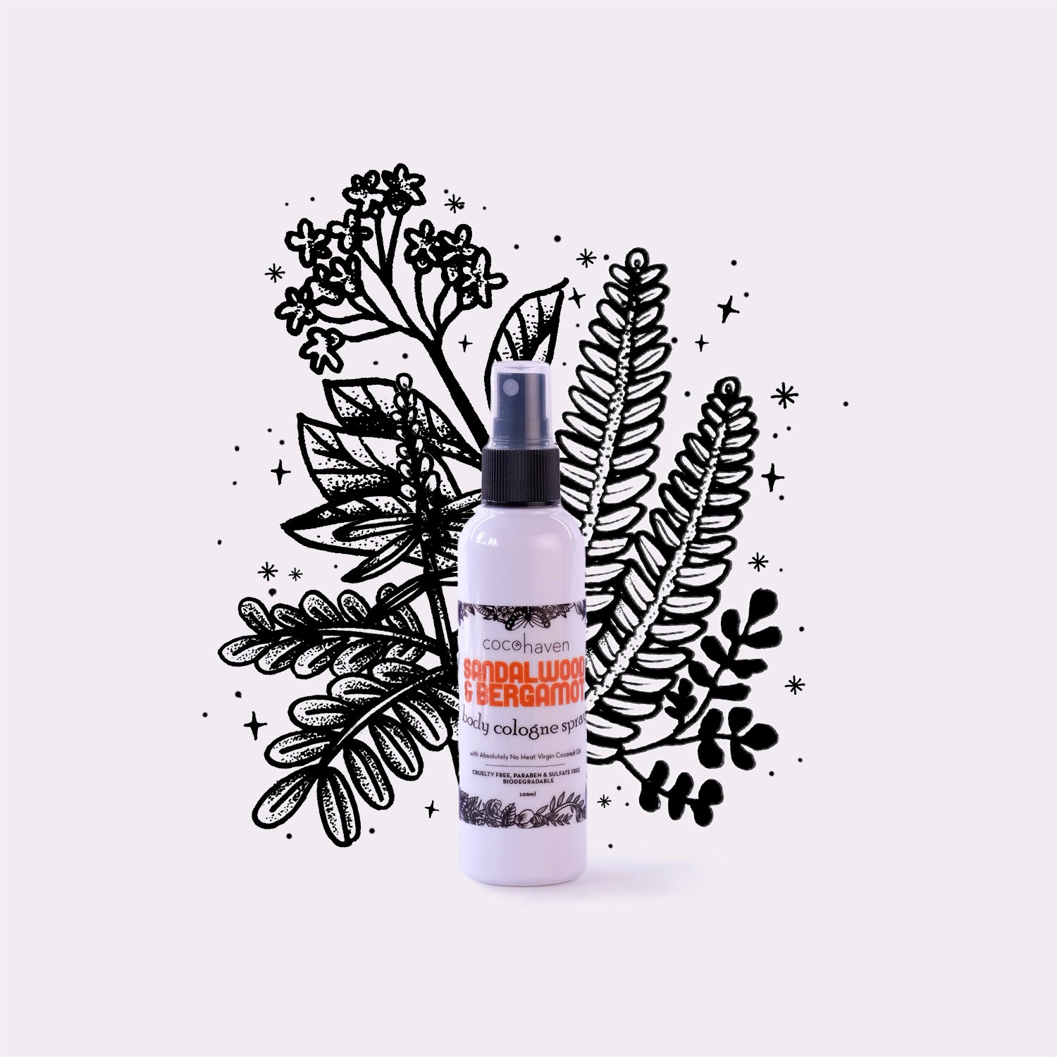 Sandalwood and Orange Cologne 100ml